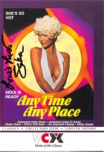 Classic porn movie Seka Autographed DVD